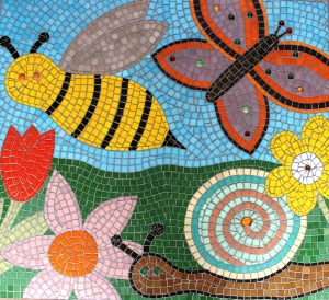 Bishopthorpe Infant Primary School mosaic facilitated by Sue Kershaw www.schoolmosaic.com