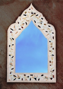 Arabic mosic mirror for sale by Sue Kershaw