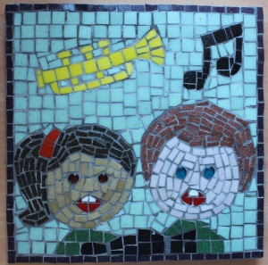 Musicians and Choir School mosaic