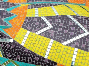 'A Moth for Amy' mosaic sneak preview by Sue Kershaw, Mosaic Artist