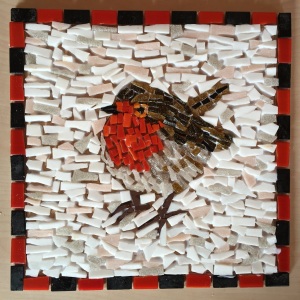 mosaic robin